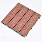 Садовая плитка ДПК 30x30 RED WOOD SH-WPC2D-4HC-4 , террасный паркет