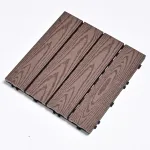 Садовая плитка ДПК 30x30 COFFEE SH-WPC2D-4HC-3 , террасный паркет