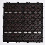 Садовая плитка ДПК 30x30 COFFEE SH-WPC2D-4HC-3 , террасный паркет