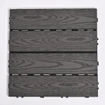 Садовая плитка ДПК 30x30 GREY SH-WPC2D-4HC-2 , террасный паркет