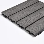 Садовая плитка ДПК 30x30 GREY SH-WPC2D-4HC-2 , террасный паркет