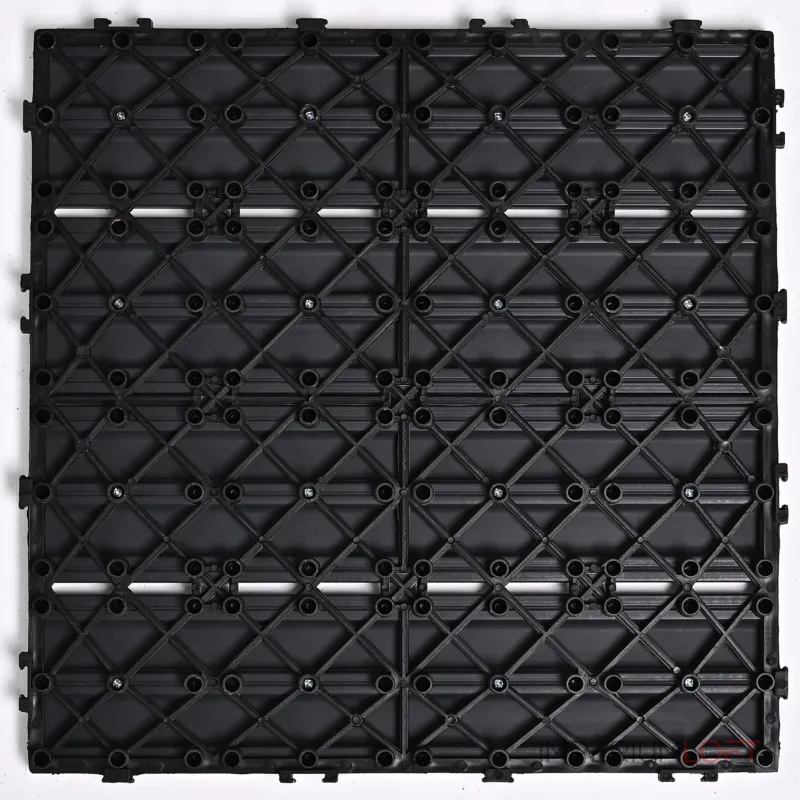 Садовая плитка ДПК 30x30 GREY SH-WPC2D-4HC-2 , террасный паркет Садовая плитка ДПК 30x30 GREY SH-WPC2D-4HC-2 , террасный паркет