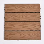 Садовая плитка ДПК 30x30 TEAK SH-WPC2D-4HC-25 , террасный паркет