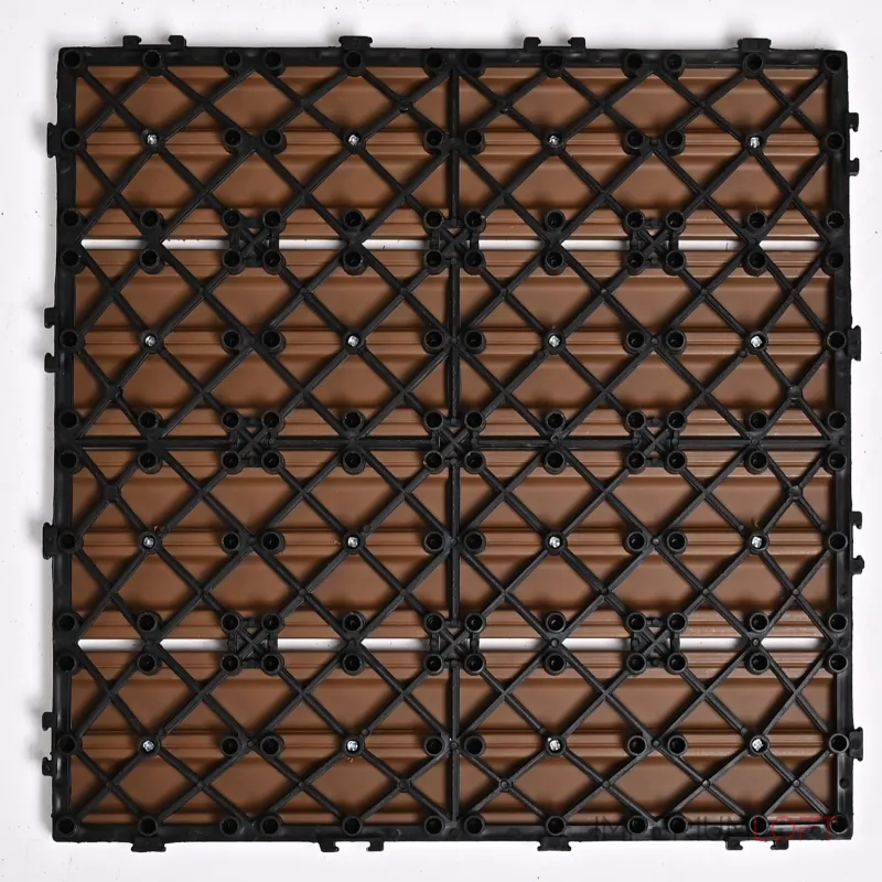 Садовая плитка ДПК 30x30 TEAK SH-WPC2D-4HC-25 , террасный паркет Садовая плитка ДПК 30x30 TEAK SH-WPC2D-4HC-25 , террасный паркет