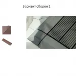 Садовая плитка ДПК 30x30 GREY SH-WPC3D-4H-15 , террасный паркет