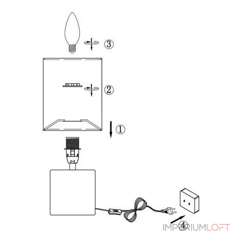 Настольная лампа декоративная Globo Geri 21676 от ImperiumLoft Настольная лампа декоративная Globo Geri 21676 от ImperiumLoft