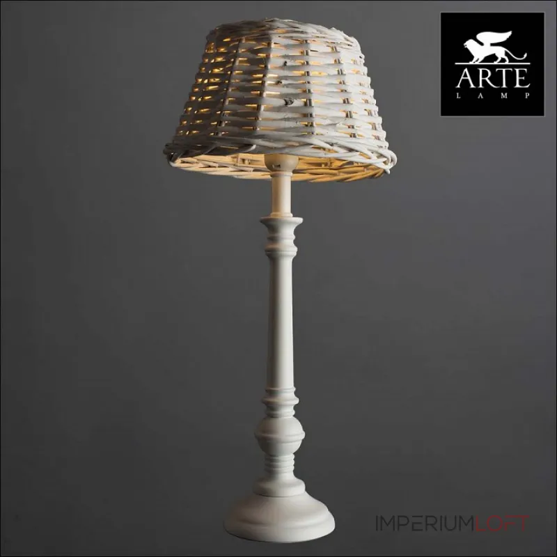 Настольная лампа декоративная Arte Lamp Villaggio A3400LT-1WH от ImperiumLoft Настольная лампа декоративная Arte Lamp Villaggio A3400LT-1WH от ImperiumLoft