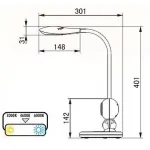 Настольная лампа декоративная Horoz Electric Merve HRZ00000680 от ImperiumLoft