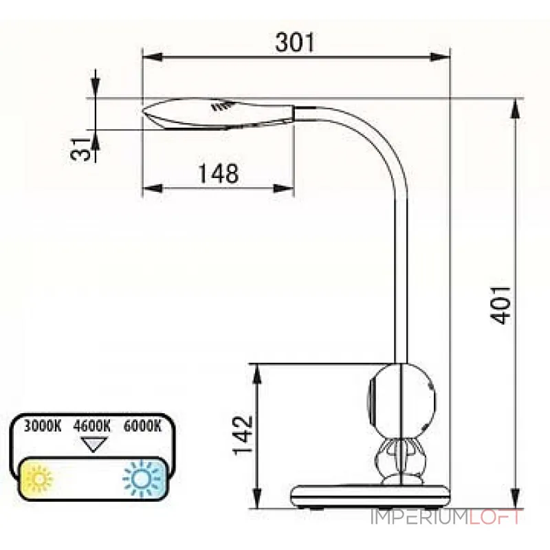 Настольная лампа декоративная Horoz Electric Merve HRZ00000680 от ImperiumLoft Настольная лампа декоративная Horoz Electric Merve HRZ00000680 от ImperiumLoft