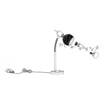 Настольная лампа офисная Globo Elliott 54341-1T от ImperiumLoft