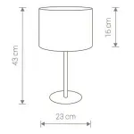 Настольная лампа декоративная Nowodvorski Hotel 9301 от ImperiumLoft