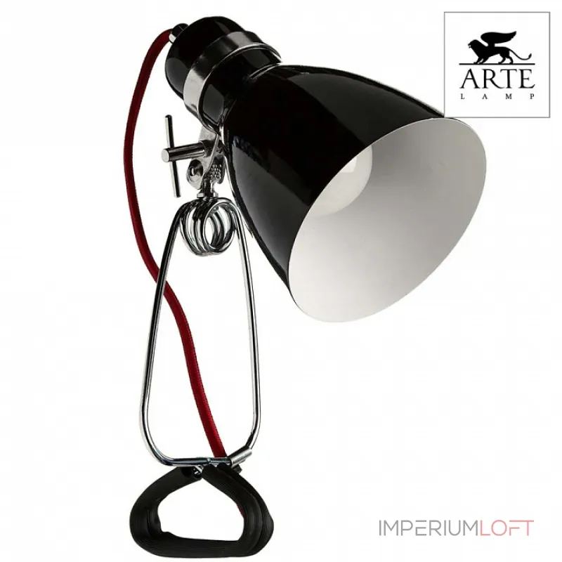 Настольная лампа декоративная Arte Lamp Dorm A1409LT-1BK от ImperiumLoft