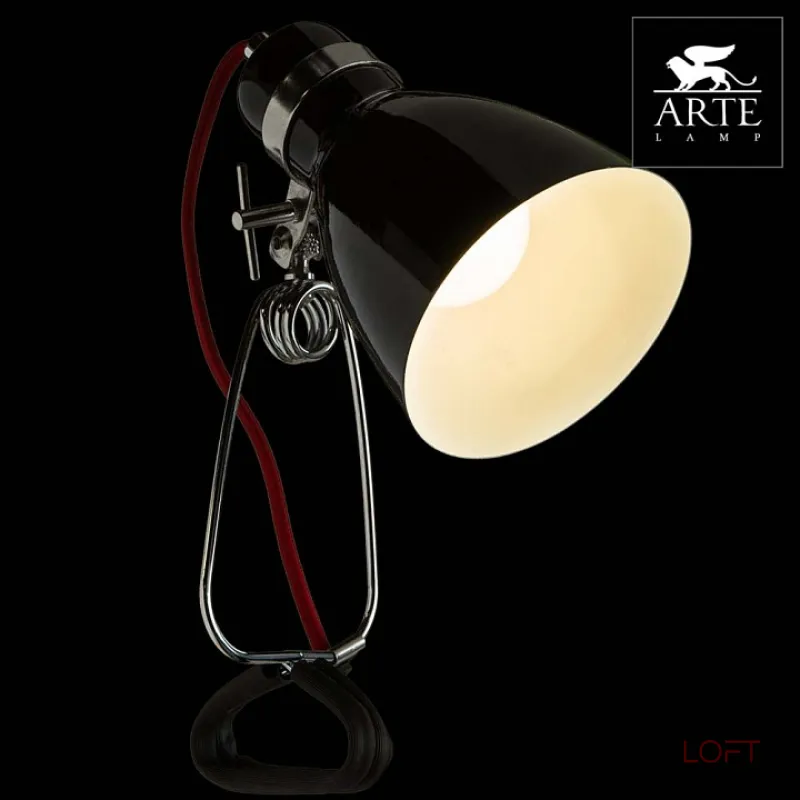 Настольная лампа декоративная Arte Lamp Dorm A1409LT-1BK от ImperiumLoft
