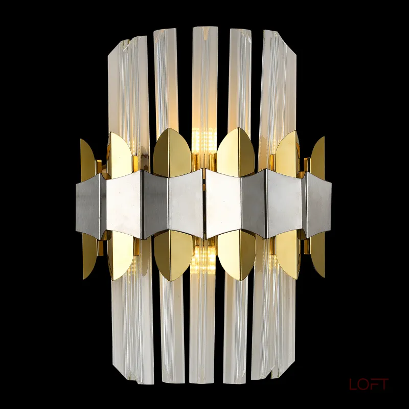 Бра Natali Kovaltseva Skala SKALA 81435/1W BRASS SILVER от ImperiumLoft