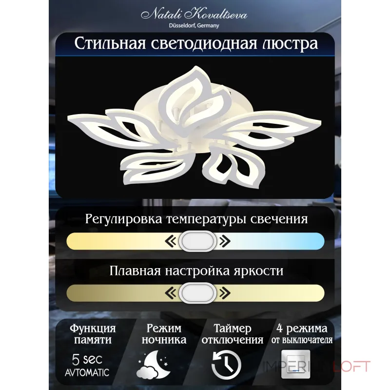 Потолочная люстра Natali Kovaltseva Sand HIGH-TECH LED LAMPS 82006 Потолочная люстра Natali Kovaltseva Sand HIGH-TECH LED LAMPS 82006