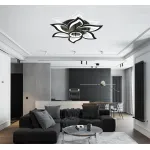 Потолочная люстра Natali Kovaltseva Olimp HIGH-TECH LED LAMPS 82020 BLACK