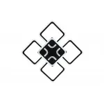 Потолочная люстра Natali Kovaltseva Spektr HIGH-TECH LED LAMPS 82022 BLACK