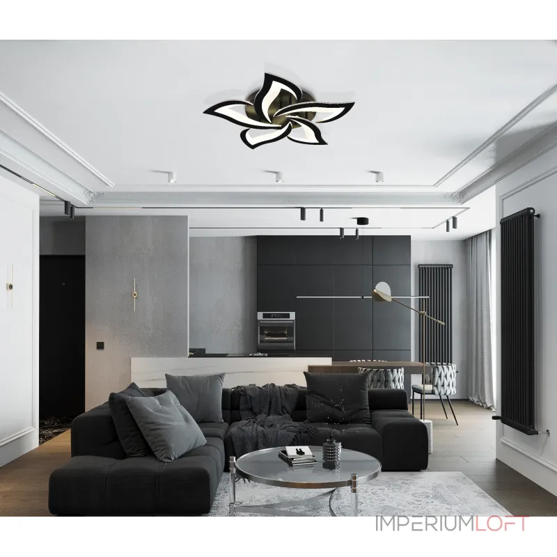 Потолочная люстра Natali Kovaltseva Olimp INNOVATION STYLE 83002 BLACK