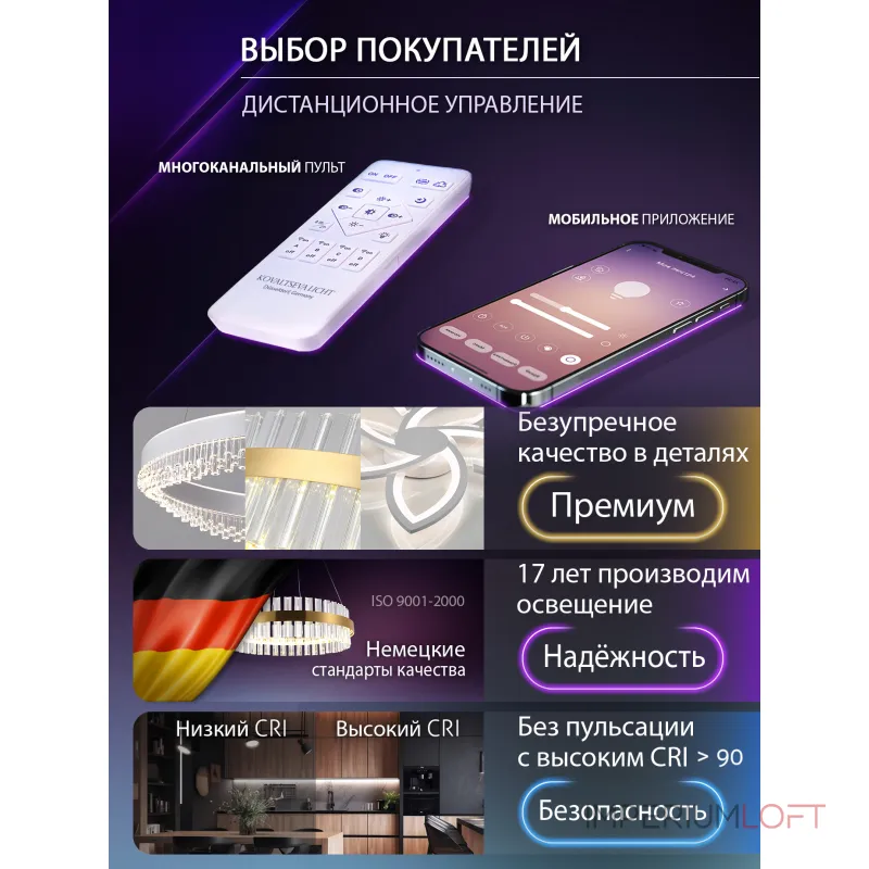 Подвесная люстра Natali Kovaltseva Ledlight INNOVATION STYLE 83148