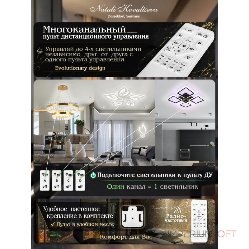 Потолочный светильник Natali Kovaltseva Kids LED LAMPS 81087