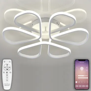 Потолочная люстра Natali Kovaltseva Cobra LED LAMPS 81121/7C Потолочная люстра Natali Kovaltseva Cobra LED LAMPS 81121/7C