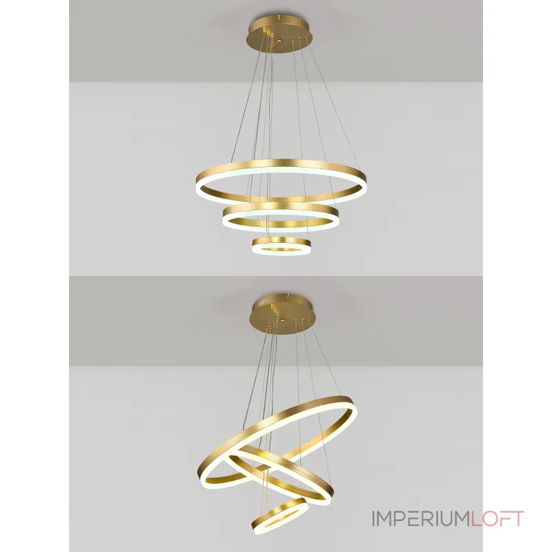Подвесная люстра Natali Kovaltseva Oreol LED LAMPS 81279