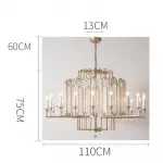 Подвесная люстра Phube 20 lamps
