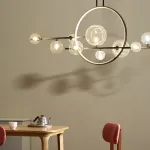 Люстра на штанге IONA L HALO 10 black