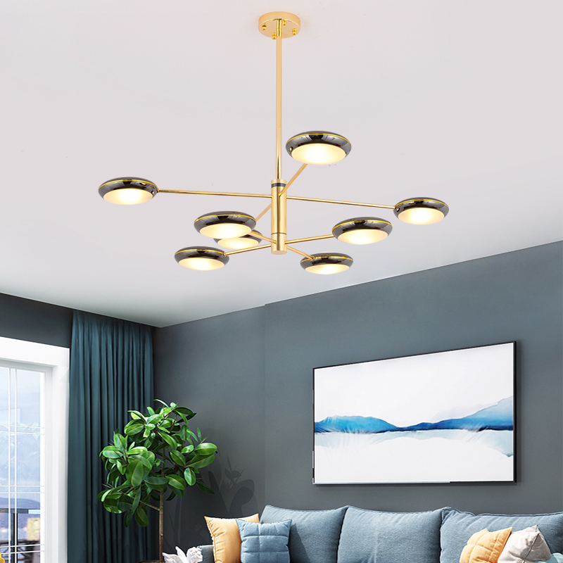 Люстра на штанге DRAMMEN D120 Black от ImperiumLoft