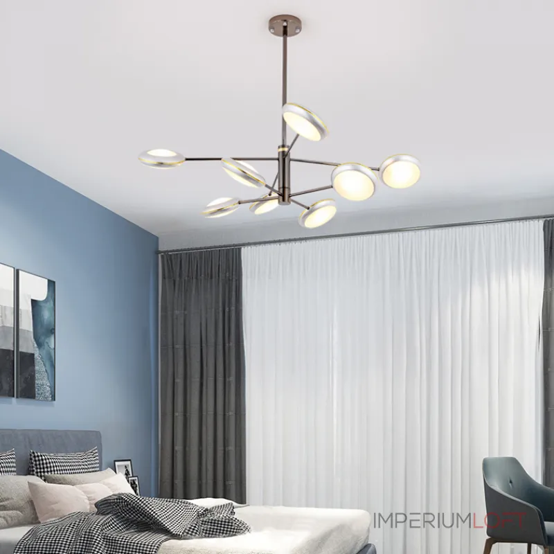 Люстра на штанге DRAMMEN D120 Black от ImperiumLoft