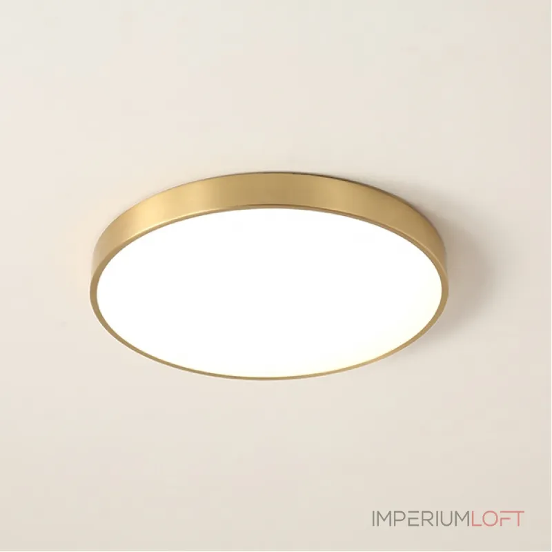 Потолочный светильник FLIMS L30 Square Brass от ImperiumLoft