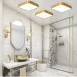 Потолочный светильник FLIMS L30 Square Brass от ImperiumLoft