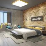 Потолочный светильник FLIMS L30 Square Brass от ImperiumLoft