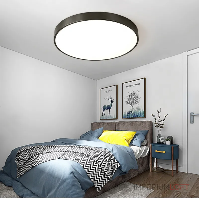 Потолочный светильник FLIMS L30 Square Brass от ImperiumLoft