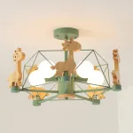 Люстра на штанге GIRAFFE Star Green