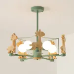 Люстра на штанге GIRAFFE Star Green