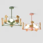 Люстра на штанге GIRAFFE Star Green