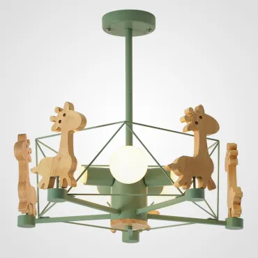 Люстра на штанге GIRAFFE Crystal Green Люстра на штанге GIRAFFE Crystal Green