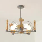 Люстра на штанге GIRAFFE Star Green