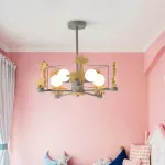 Люстра на штанге GIRAFFE Star Green