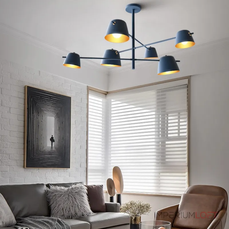 Люстра на штанге GODA Black