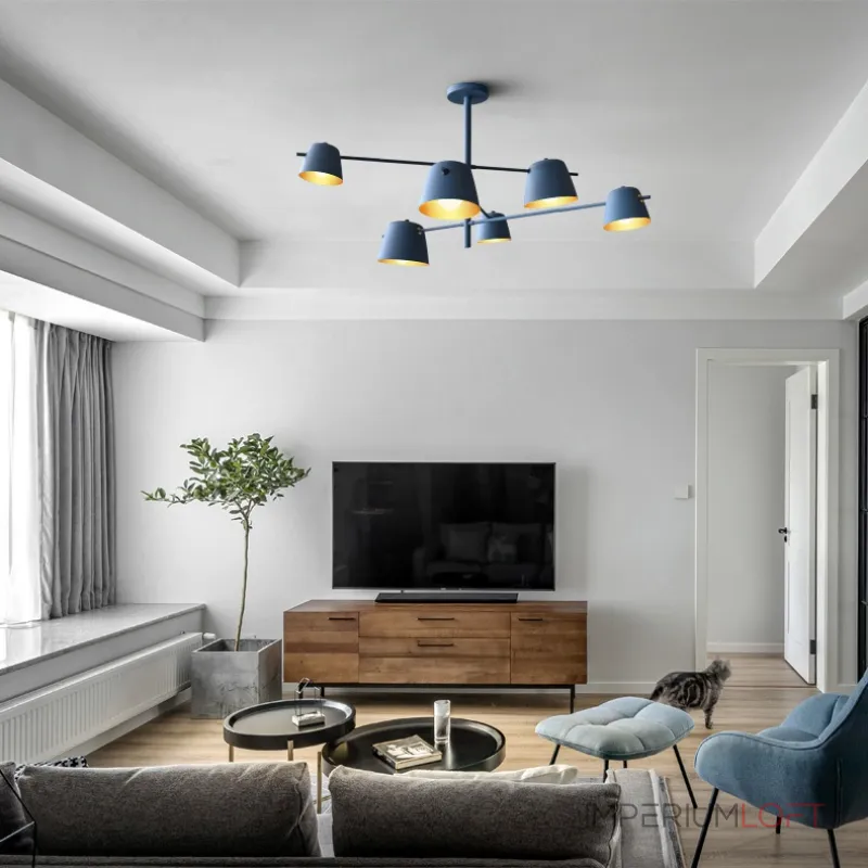 Люстра на штанге GODA Black