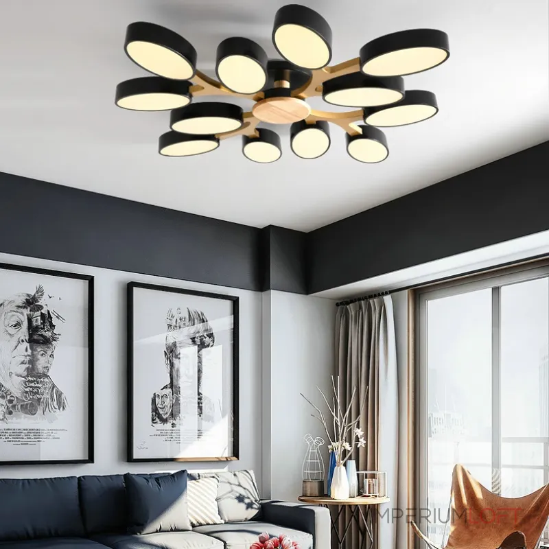 Потолочная люстра INGALIS L94 Gray