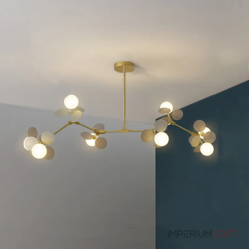 Люстра на штанге Light of MATISSE M L120 White от ImperiumLoft