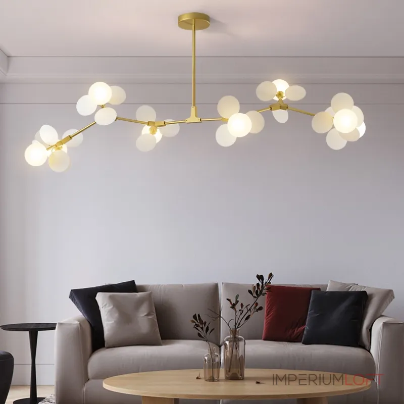 Люстра на штанге Light of MATISSE M L95 White от ImperiumLoft