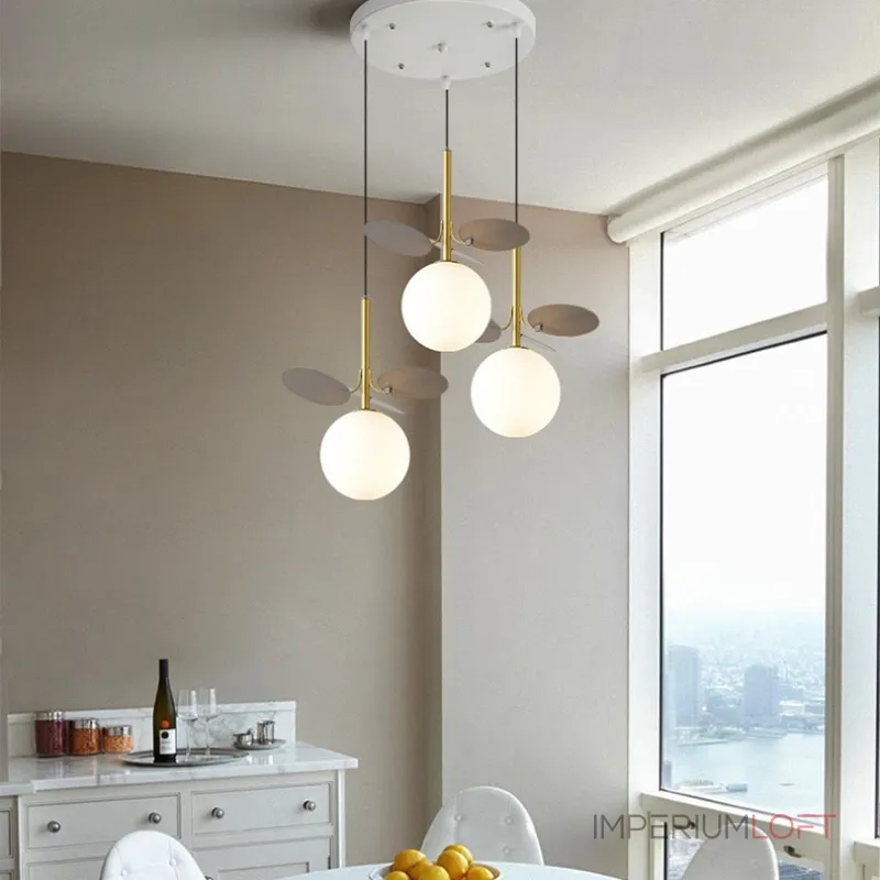 Подвесной светильник Light of MATISSE TRIO White / White plank от ImperiumLoft