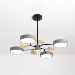 Люстра на штанге MEADE 5 lamps Grey от ImperiumLoft