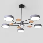 Люстра на штанге MEADE 6 lamps Grey от ImperiumLoft