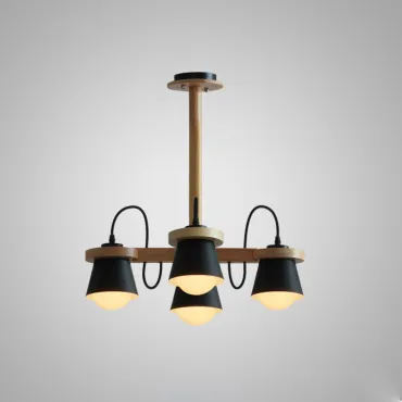 Люстра на штанге NATURA B4 Black