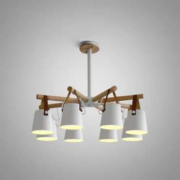 Люстра на штанге NATURA C8 white